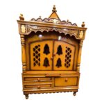 Wooden pooja mandir - 52inch | Large home temple - Image 2