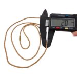 Tulsi Kanthi Mala - 4 line - 2mm beads - Image 5