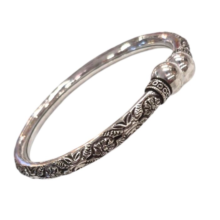 Sterling Silver Anklet | Adjustable Free Size Ankle Bracelet - Image 4