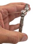 Sterling Silver Anklet | Adjustable Free Size Ankle Bracelet - Image 2