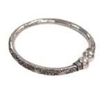 Sterling Silver Anklet | Adjustable Free Size Ankle Bracelet - Image 3