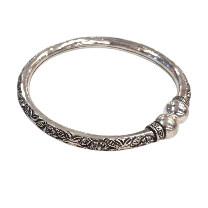 Sterling Silver Anklet | Adjustable Free Size Ankle Bracelet - Image 3