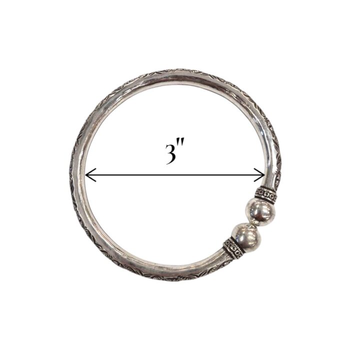 Sterling Silver Anklet | Adjustable Free Size Ankle Bracelet - Image 5