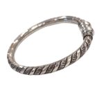 Sterling Silver Anklet | Adjustable Free Size Ankle Bracelet - Image 3