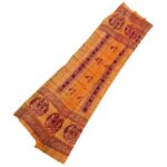 Radhey Radhey printed Scarf - Saffron - Image 7