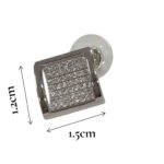 Zirconia One Stud Earring - Men - Image 2