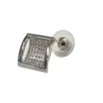 Zirconia One Stud Earring - Men - Image 3