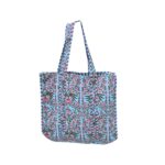 Corduroy Tote Bag - Turquoise - Image 6