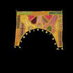 Embroidered Door Bandhanwar - Yellow - Image 3