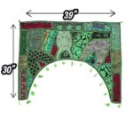 Embroidered Door Bandhanwar - Green - Image 4