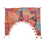 Embroidered Door Bandhanwar - Red - Image 2