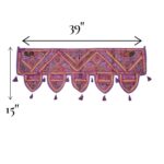 Embroidered Door Bandhanwar - Purple - Image 4