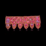 Embroidered Door Bandhanwar - Maroon - Image 3