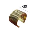 Brass Golden oxidized Bangle | Fashion Jewelry | Bracelet - Image 4