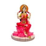 Goddess Laxmi On Lotus - 18inches - Image 4
