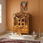 Wooden pooja mandir - 52inch | Large home temple