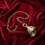 Meena Work Temple Bell 3.5 Inch - White - Image 2