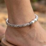 Sterling Silver Anklet | Adjustable Free Size Ankle Bracelet