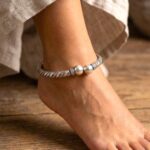 Sterling Silver Anklet | Adjustable Free Size Ankle Bracelet