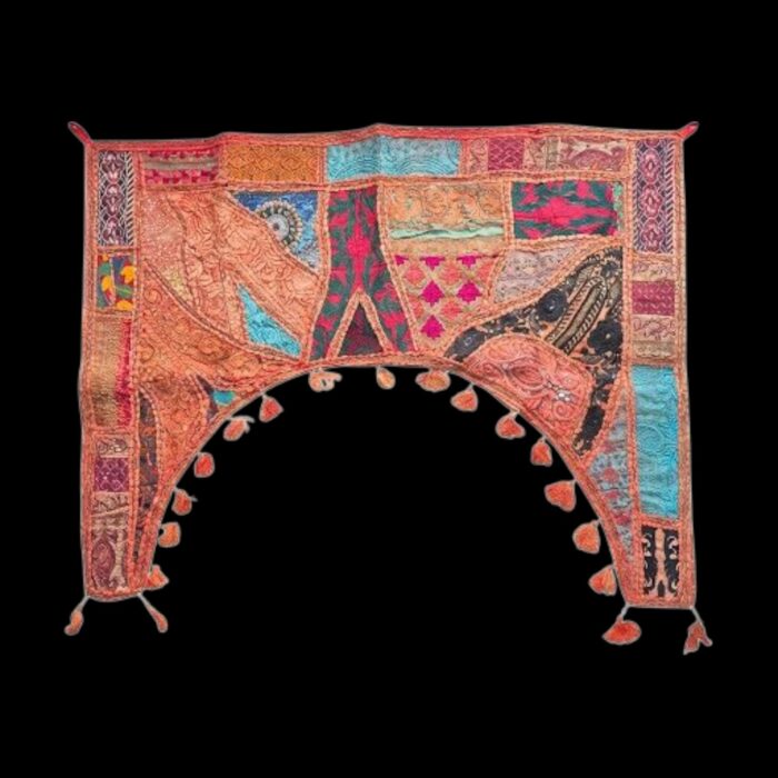 Embroidered Door Bandhanwar - Red - Image 3