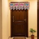 Embroidered Door Bandhanwar - Elephants