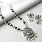 Silver antique Necklace Set