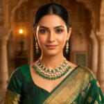 Swarnika Aira Necklace Set | 24k Gold Plated Jadau (जडाउ) Kundan