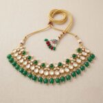 Swarnika Aira Necklace Set | 24k Gold Plated Jadau (जडाउ) Kundan - Image 3