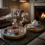 Wooden trays ideal for snacks drinks and more