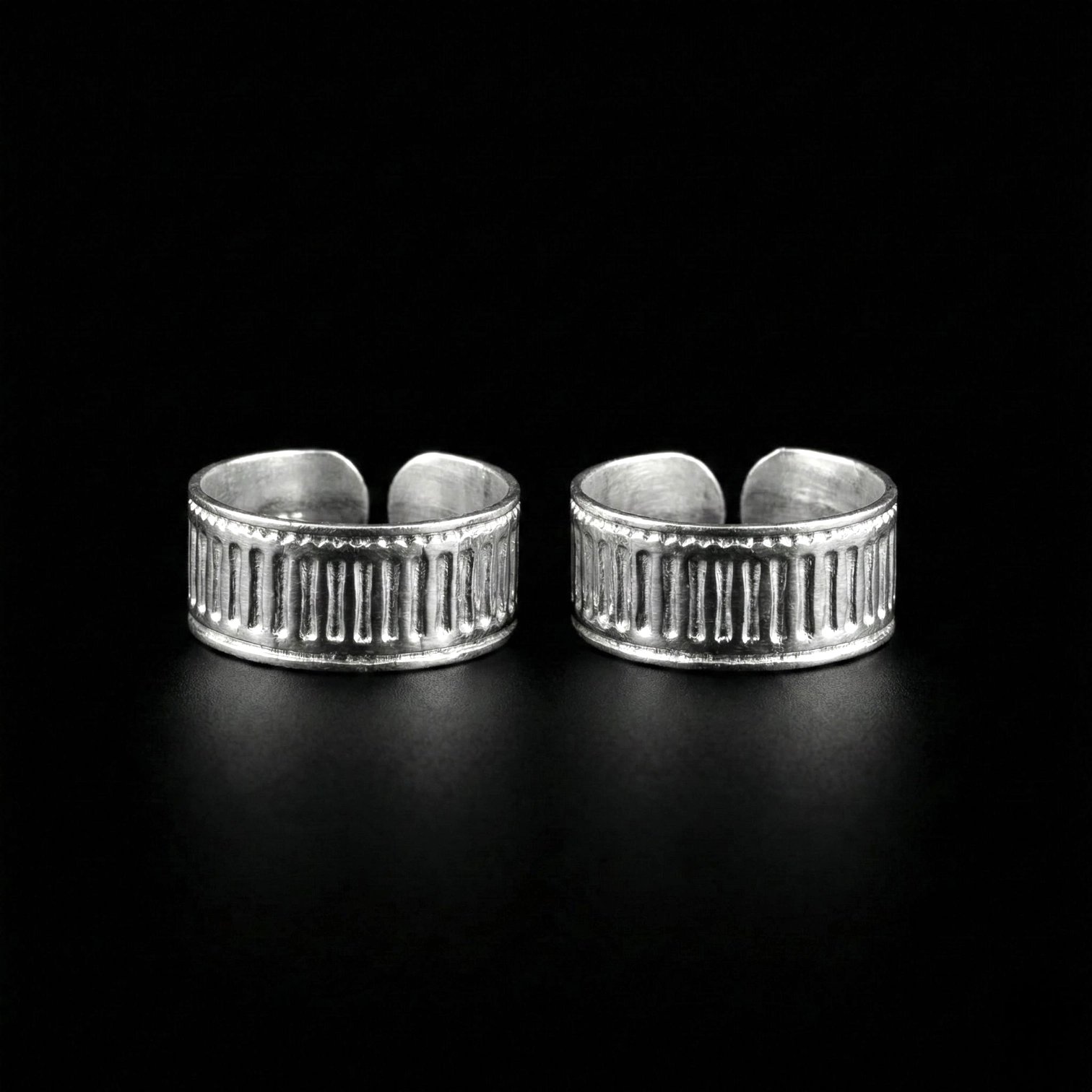 Silver toe rings for women Stylish Pair of Pure silver Toe rings | 925 sterling silver toe rings