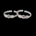 Pair of 925 sterling silver toe rings