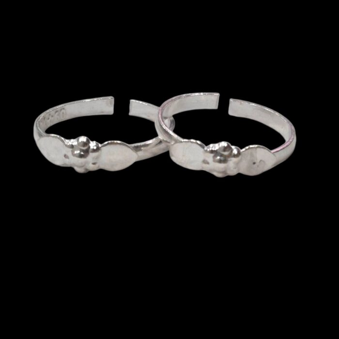 Pair of 925 sterling silver toe rings