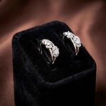 Zirconia embedded Silver toe rings for women