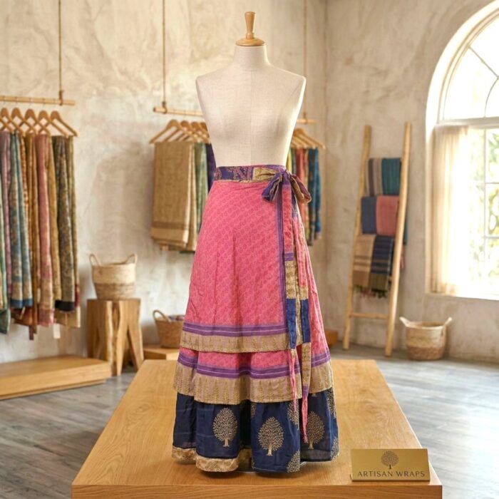 Two Layer Wrap Around Skirt - Image 3