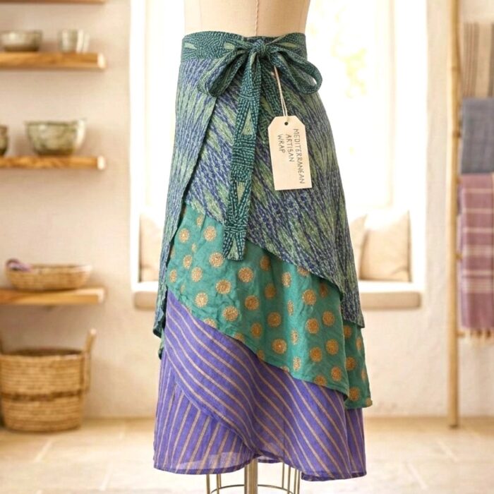 Two Layer Wrap Around Skirt - Image 3