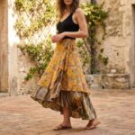 Two Layer Wrap Around Skirt
