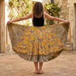 Two Layer Wrap Around Skirt - Image 2