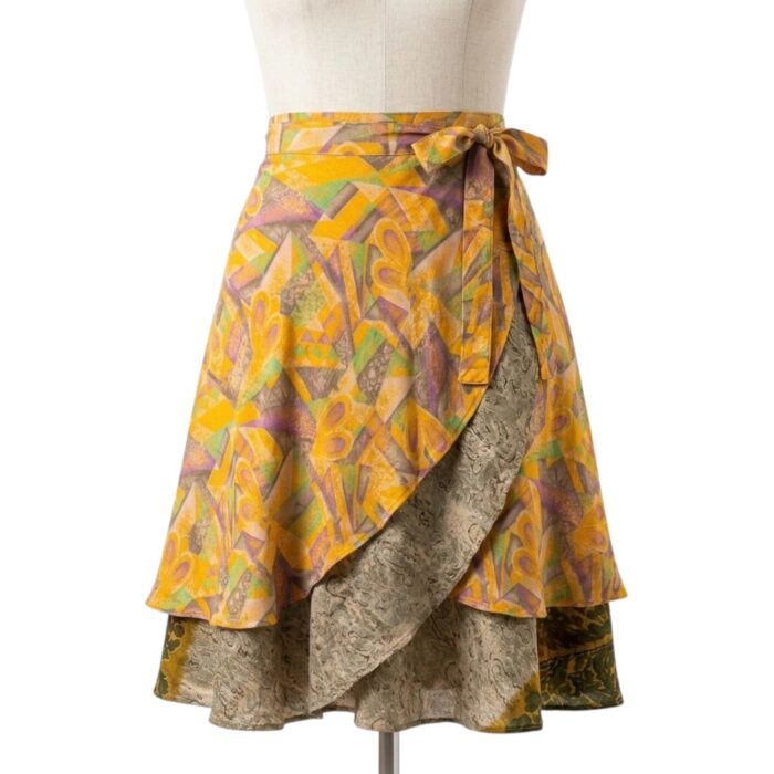 Two Layer Wrap Around Skirt - Image 3
