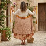 Reversible Two Layer Wrap Around Skirt - Image 2