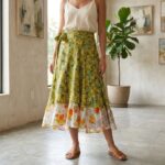 Reversible Two Layer Wrap Around Skirt