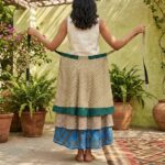 Reversible Two Layer Wrap Around Skirt - Image 2