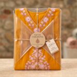 Women's Kaftan Floral Embroidery - Mustard - Image 5