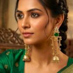 Aura Party Wear Ghunghroo with Jhumki Earrings