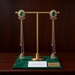 Aura Party Wear Ghunghroo Stud Earrings with jhumki - Image 3