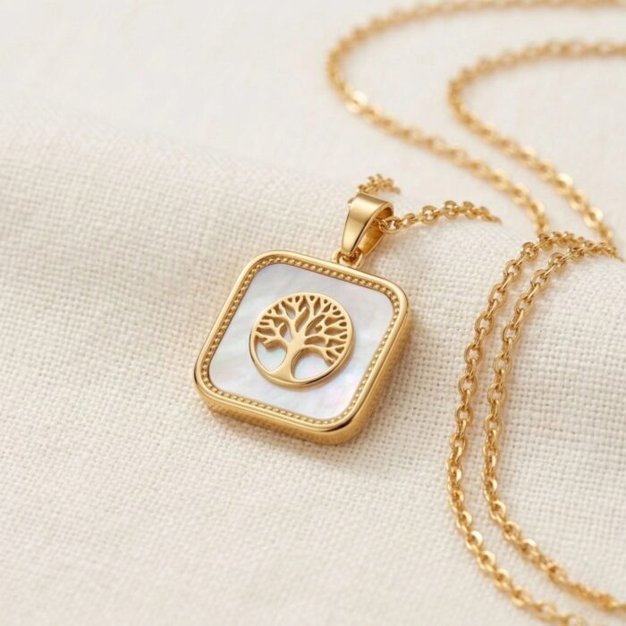 Metal chain pendant necklace - Image 3