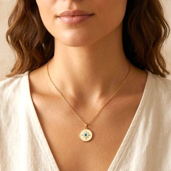 Metal chain pendant necklace - Image 2