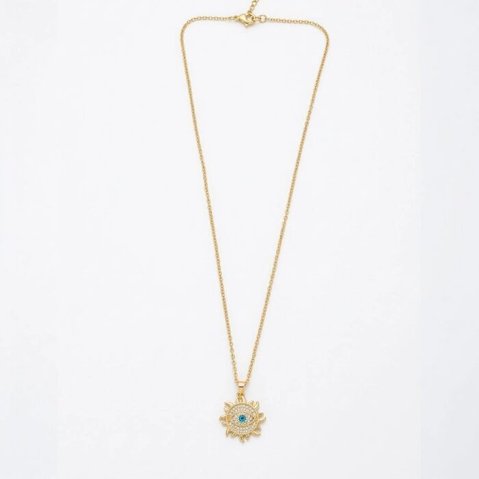 Metal chain pendant necklace - Image 3