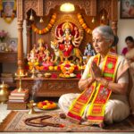 Pair of "Jai Mata Di" stoles/dupattas