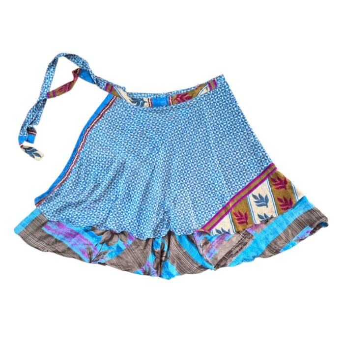 Reversible Two Layer Wrap Around Skirt - Image 4