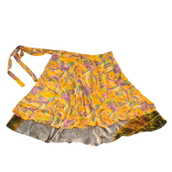 Two Layer Wrap Around Skirt - Image 4